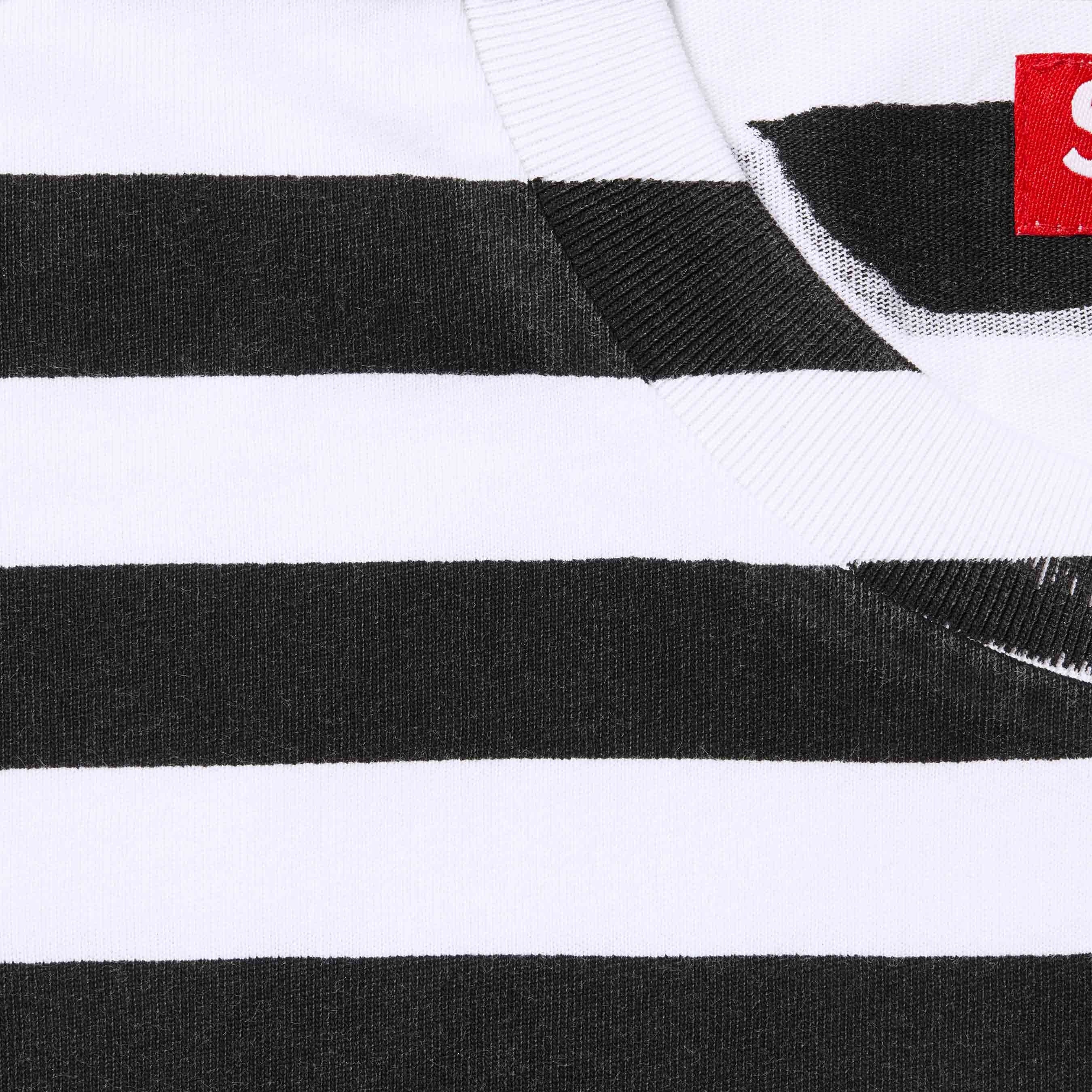 Overprint Stripe S/S Top view 2